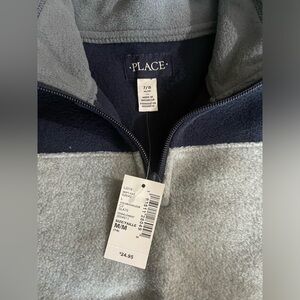NWT boys fleece 1/4 zip sweater